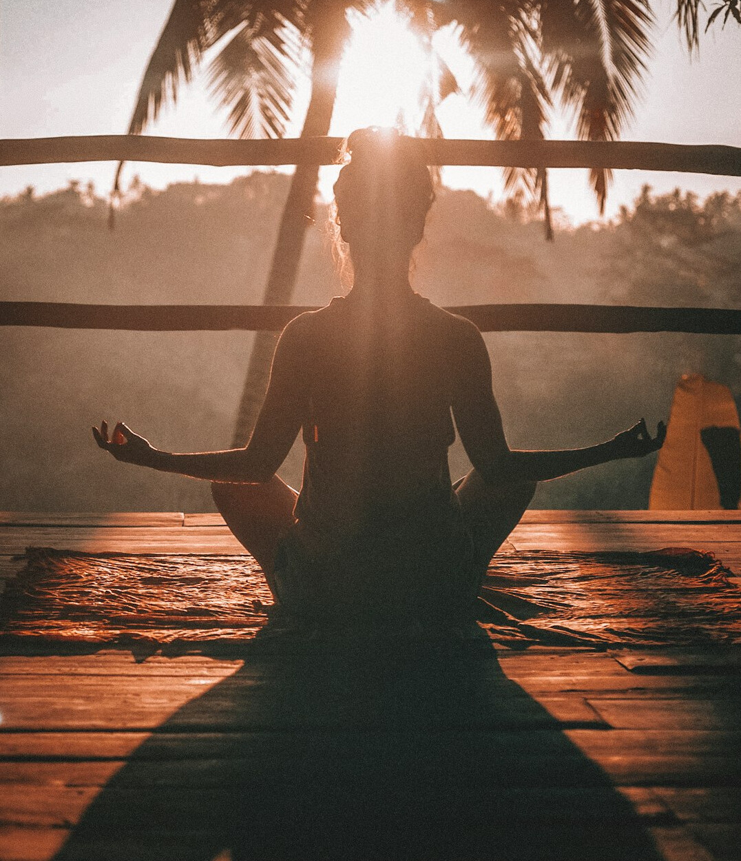 woman practicing mindfulness