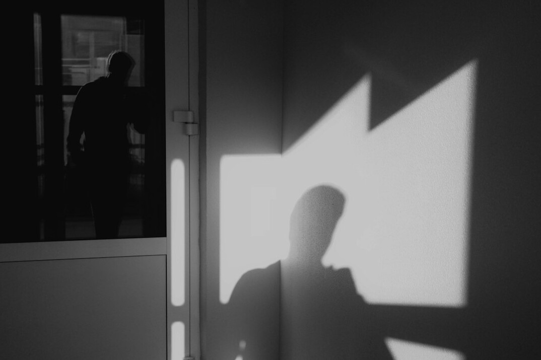 person reflecting in quiet room